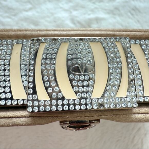 Valentino women evening bag with crystals Authentic Retail 2100$ - Picture 13 of 16
